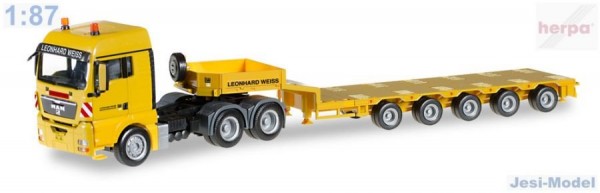 Man TGX XLX s návěsem "Leonhard Weiss " "306379"  (1:87)