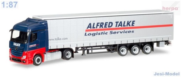 Mercedes Actros s návěsem "Alfred Talke" "307499"  (1:87)