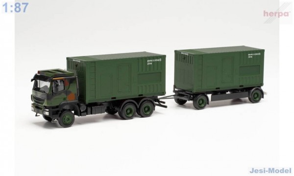 Iveco Trakker s vlekem "Bundeswehr" "746847"  (1:87)