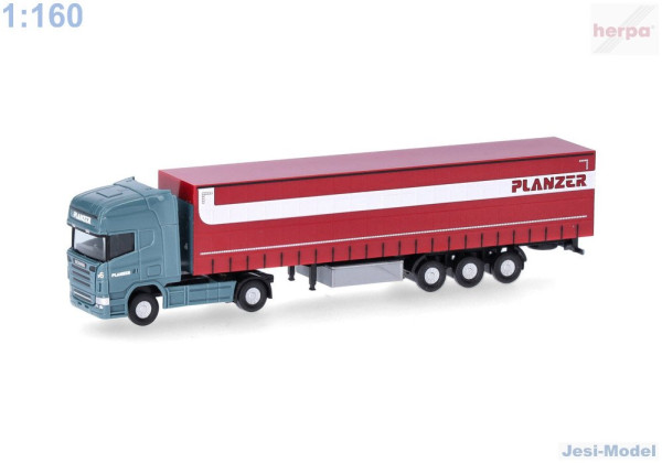 Scania R s návěsem "Planzer" "066860"  (1:160) (1)