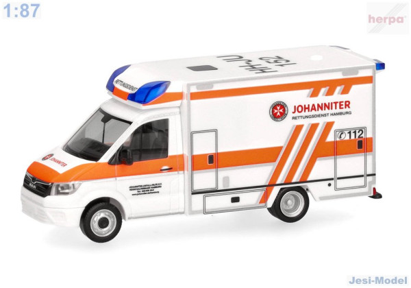 MAN TGE záchranka "Johanniter Hamburg" "098182"