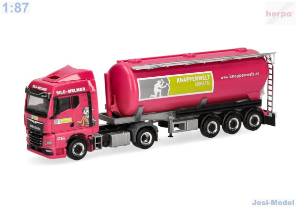 MAN TGX GM se silocisternou "Melmer" "318129" (1:87)