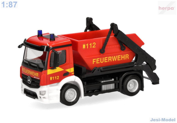 MB Actros S nakladač  AK12 "Hasiči " "098250"  (1:87) (1)