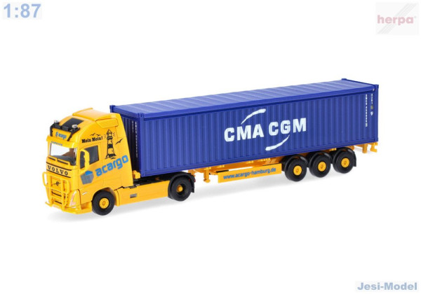 Volvo FH GL Volvo FH GL XL 2020  "acargo/CMA-CGM" s návěsem "" "318822 (1:87)
