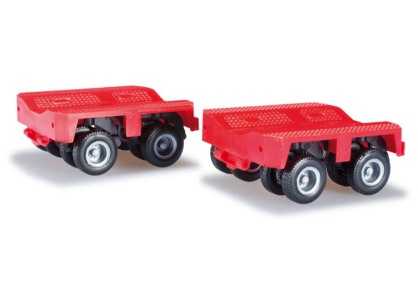 Podvozek dvounápravový pro těžký podvalník "051613"  (1:87)