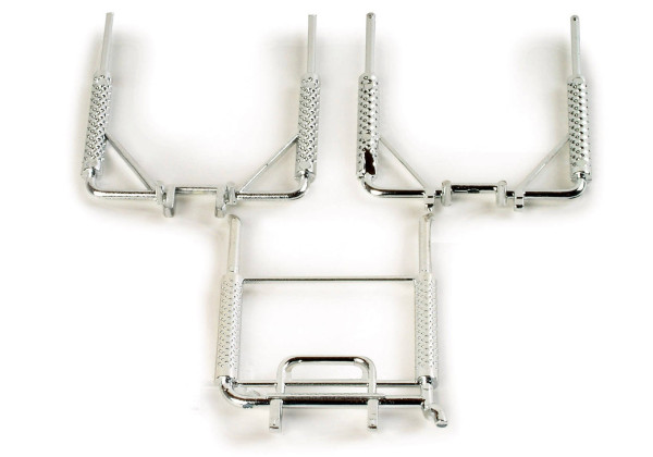 Výfuky pro tahače chromované "052801"  (1:87)