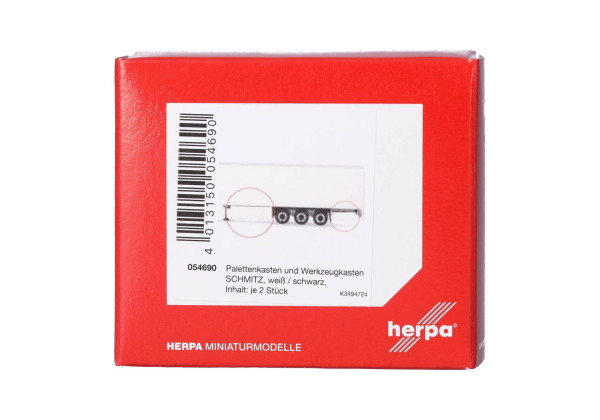 Paletový box a box na nářadí SCHMITZ "054690" (1:87)