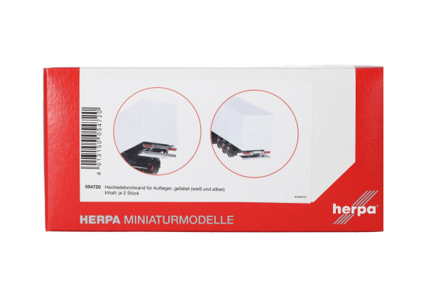 Zadní zvedací plošina pro návěsy "054720" (1:87)