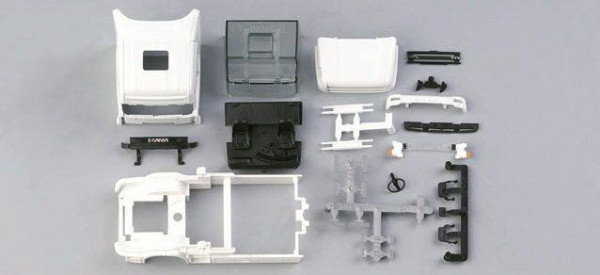 Scania Hauber/+spojler+boční kryty /2kusy "080811"  (1:87)