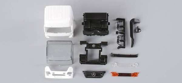 Mercedes Actros LH  "02/-spojler-boční kryty /2 kusy "081221"  (1:87)