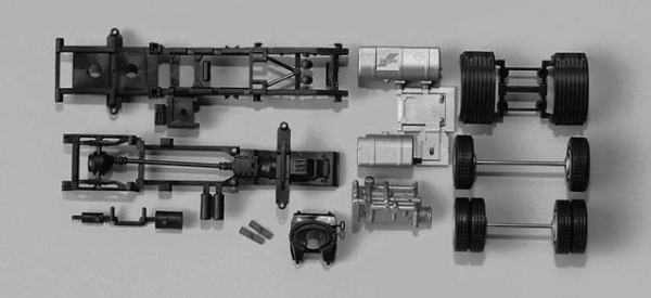 Volvo FH GL  "02 tahač/2-osy /2 kusy "081375"  (1:87)