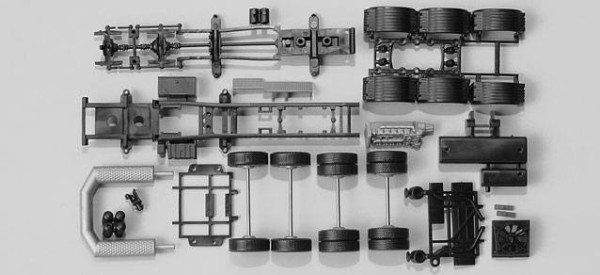 Man TGA 660 těžký tahač/4-osy /2 kusy"081467"  (1:87)