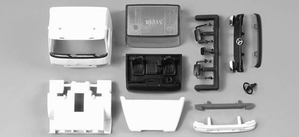 Mercedes Atego/+spojler /2 kusy "081894"  (1:87)