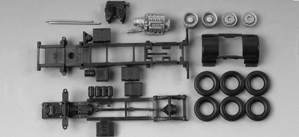 Scania Hauber tahač/2-osy /2 kusy "082167"  (1:87)