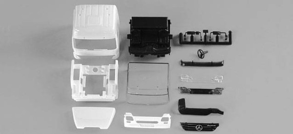 Mercedes Actros L  "02/+spojler-boční kryty /2 kusy "082389"  (1:87)