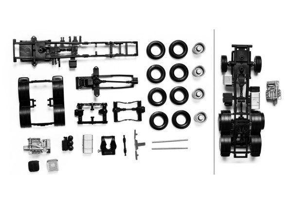 Mercedes tahač/3-osy 6x6 /2 kusy "083478"  (1:87)