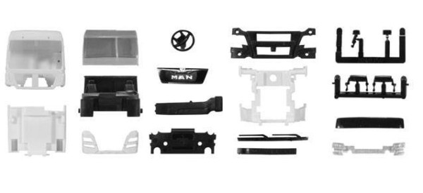 Man TGX XXL Euro 6 /kabina /2 kusy "083911"  (1:87)