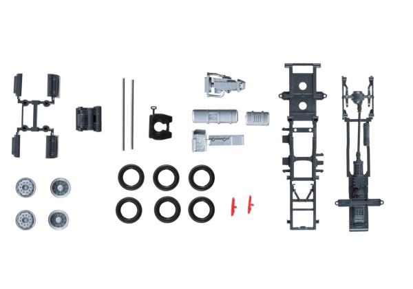MB Actros Lowliner/podvozek tahač 2 osy /2 kusy "084116"  (1:87)