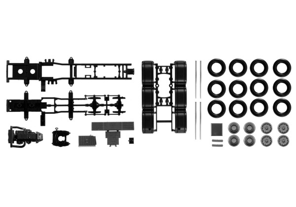Podvozek MB Actros SLT 4 osý /2 kusy"084345"  (1:87)
