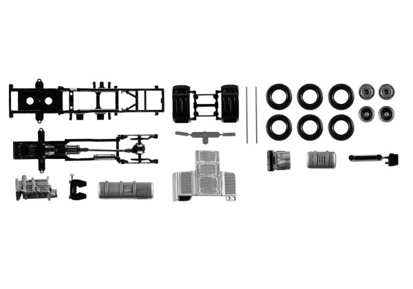 Podvozek pro tahač DAF XF Euro 6 /2 kusy"084567"  (1:87)