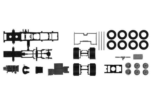 Podvozek pro Volvo FH 6x2 /2kusy "084802"  (1:87)