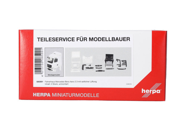 Kabina pro MB Actros Streamspace /2 kusy "085991"  (1:87)