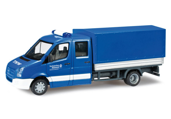 VW Crafter valník "THW Ludwigshafen" "090711"  (1:87)