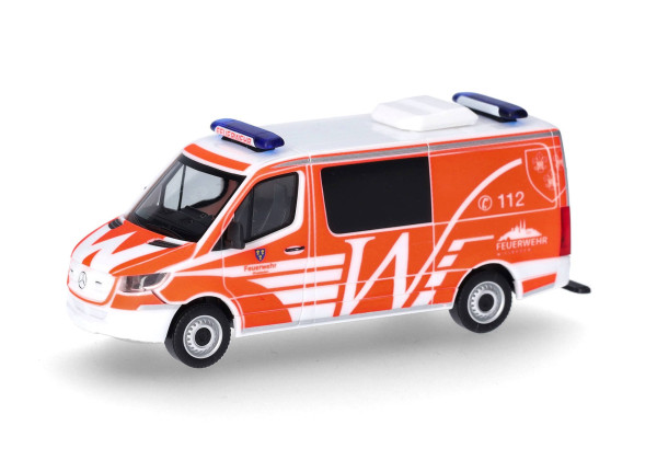 MB Sprinter '18 minibus "Hasiči  Wiesbaden" "097826"  (1:87)