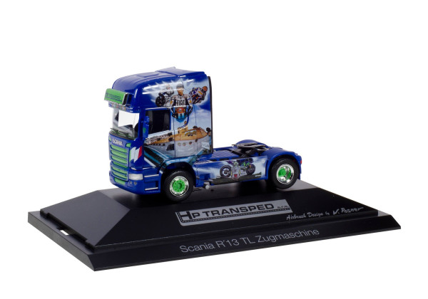Scania R TL tahač "HP-Transped/ Valentino Rossi" "110877"  (1:87)