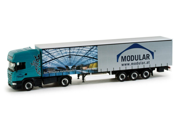 Scania R TL  "09 s návěsem "Spedition Angleitner" "297660"  (1:87)