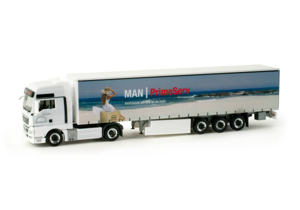 Man TGX XXL s návěsem "PrimeServ" "298407"  (1:87)