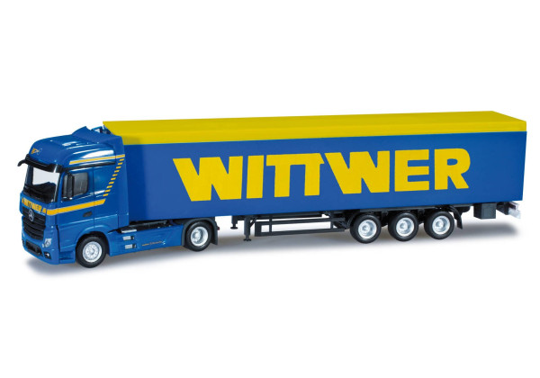 Mercedes Actros Bigspace s návěsem "Wittwer" "301633"  (1:87)