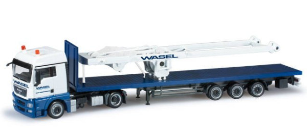 Man TGX XLX s návěsem a nákladem "Wasel Krane" "303071"  (1:87)