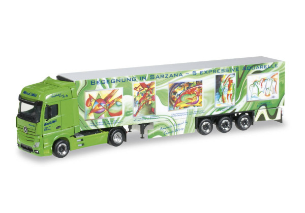 Mercedes Actros Giga s návěsem "Wirtz Art Truck" "304276"  (1:87)