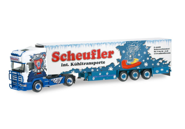 Scania 164 s chlaďákem "Scheufler" "304337"  (1:87)