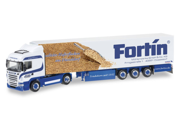 Scania R HL s chlaďákem "Sturm / Fortin" "305181"  (1:87)