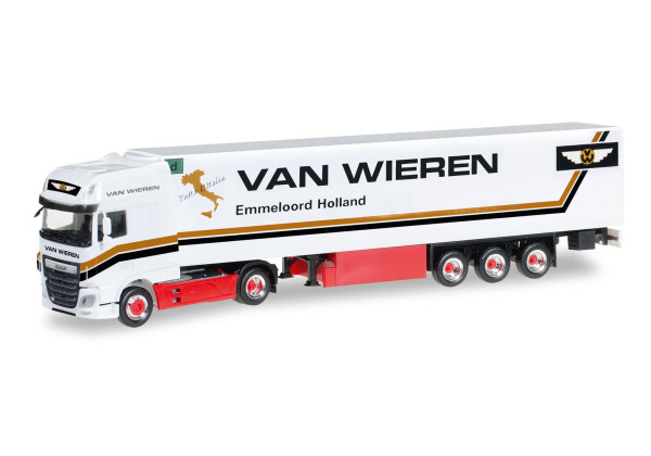 Daf XF SSC Euro 6 s chlaďákem "Van Wieren" "306256"  (1:87)