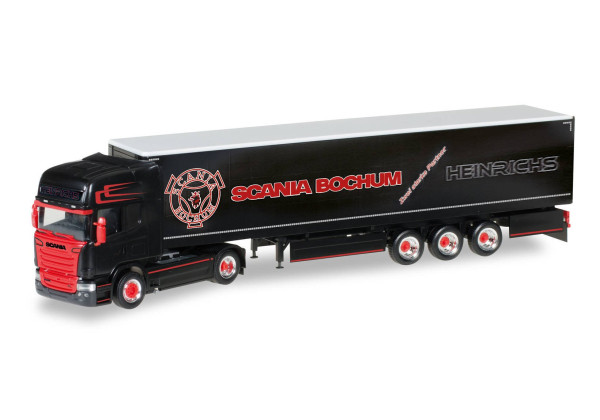 Scania R TL s návěsem "Heinrichs" "306669"  (1:87)