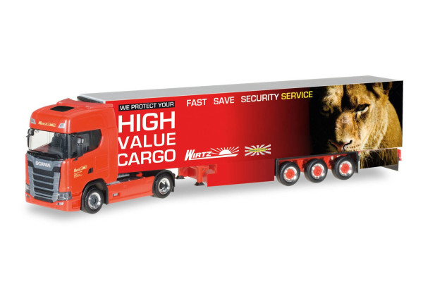 Scania CS20 HD s chladícím návěsem "Wirtz" "306751"  (1:87)