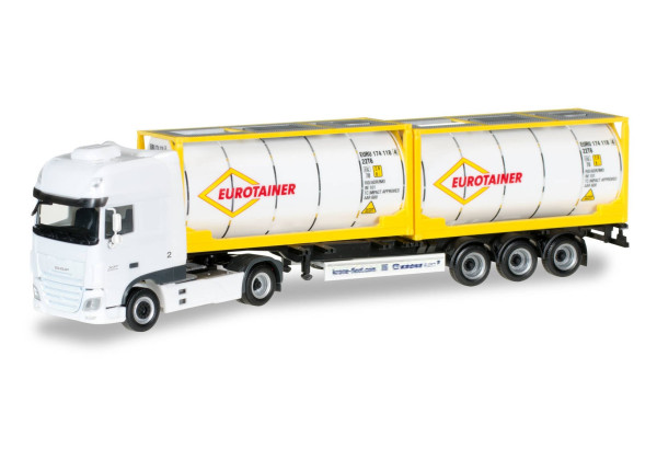 Daf XF SSC Euro 6 s návěsem "Eurotaine" "306829"  (1:87)