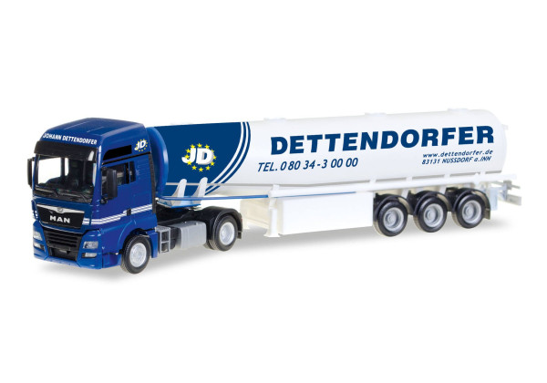 Man TGX XXL Euro 6c s cisternou "Dettendorfer" "307208" (1:87)