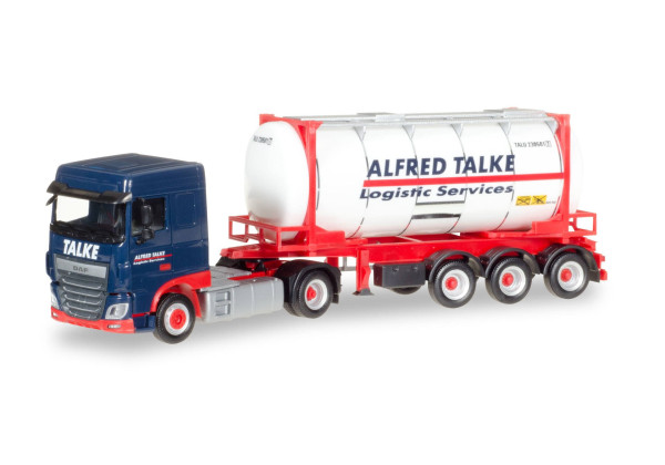 Daf XF SC s návěsem "Talke" "307307"  (1:87)