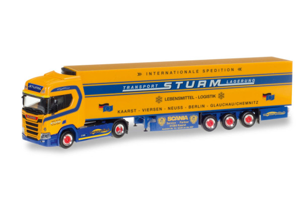 Scania CR 20 HD s chlaďákem "Spedition Sturm" "307826"  (1:87)