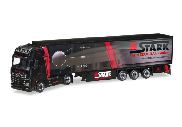 Mercedes Actros s chlaďákem "Trio-Trans / Stark Fahrzeugbau" "308380"  (1:87)