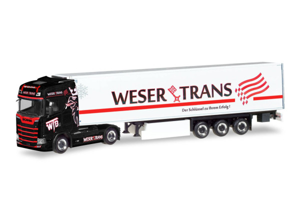 Scania CS 20 HD s chlaďákem  "Weser Trans"" "309042"  (1:87)