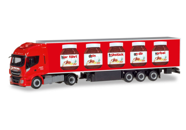 Iveco Stralis Hi-Way XP s chlaďákem "Nutella / Spedition Michel" "310031" (1:87)