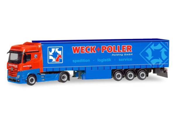 MB Actros Bigspace s návěsem "Weck+Poller" "310314" (1:87)