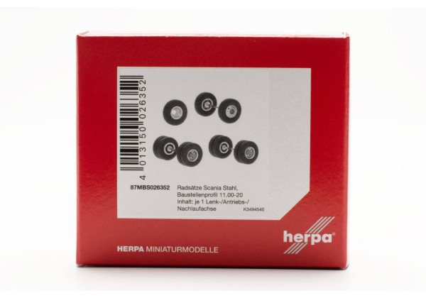 Sada náprav "87MBS026352"  (1:87)