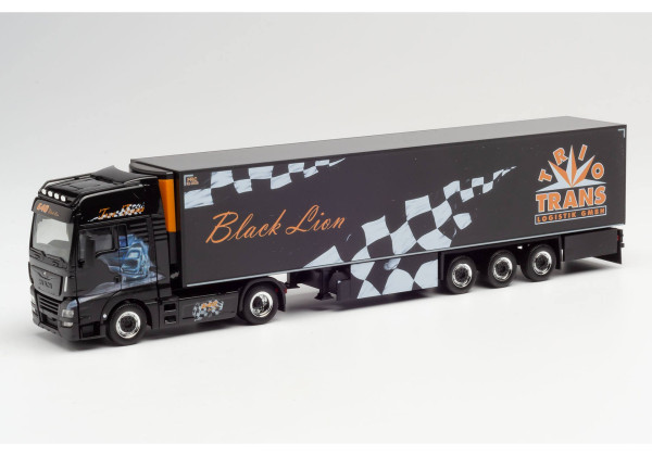 MAN TGX XXL s chlaďákem "Trio-Trans / Black Lion" "312462"  (1:87)