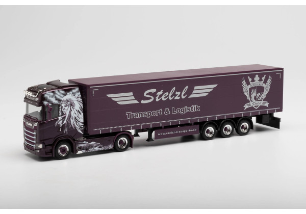Scania CS 20 HD s návěsem "Stelzl" "312653"  (1:87)